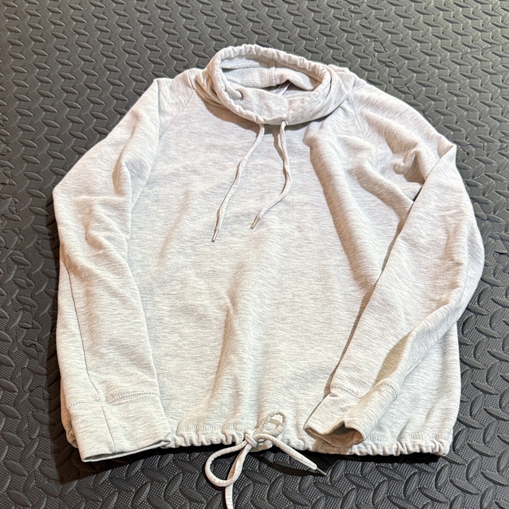 Gilligan & O'Malley Women’s Gray Cowl Neck Cozy Top XS